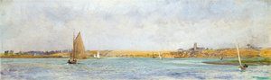 Rivier Deben Kijkend naar Ramsholt door William Lionel Wyllie
